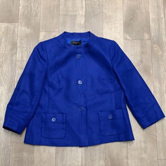 Womens Talbots 100% Linen‎ Blazer Jacket - Picture 1 of 8